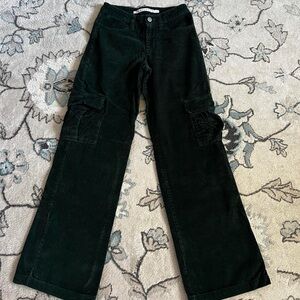 Tinseltown Deep Green Corduroy Trousers